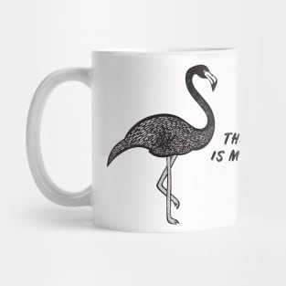 Flamingo - This Planet Is My Home Too - meaningful animal design Mug